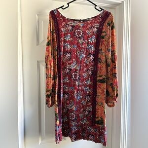 Matilda Jane Vibrant Floral Long Sleeve Dress